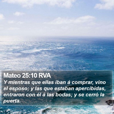 Mateo 25:10 RVA Bible Verse Image