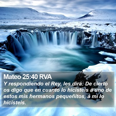 Mateo 25:40 RVA Bible Verse Image