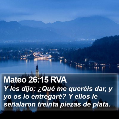 Mateo 26:15 RVA Bible Verse Image