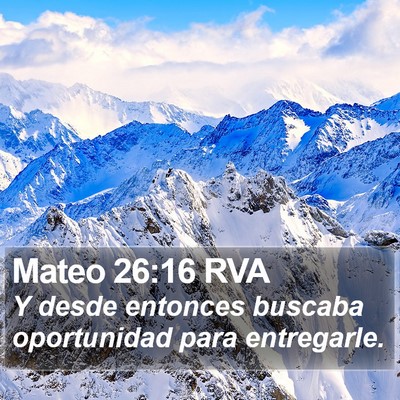 Mateo 26:16 RVA Bible Verse Image