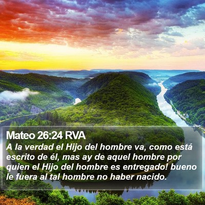 Mateo 26:24 RVA Bible Verse Image