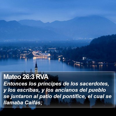 Mateo 26:3 RVA Bible Verse Image