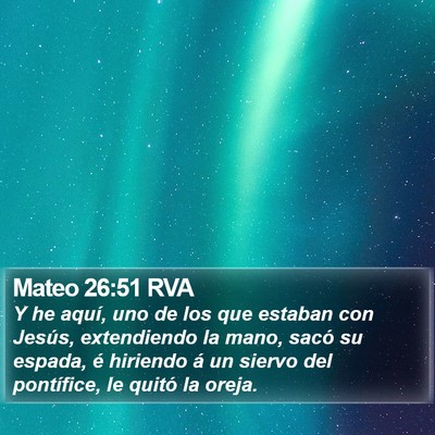 Mateo 26:51 RVA Bible Verse Image