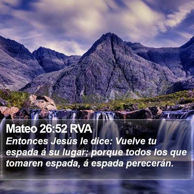 Mateo 26:52 RVA Bible Verse Image