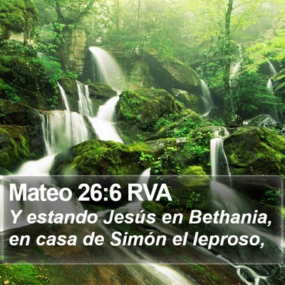 Mateo 26:6 RVA Bible Verse Image