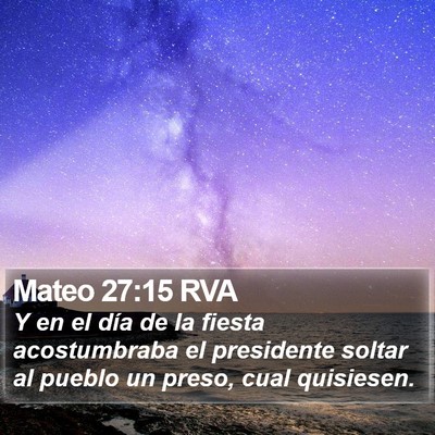 Mateo 27:15 RVA Bible Verse Image
