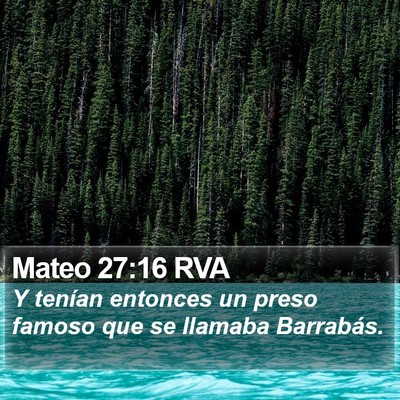 Mateo 27:16 RVA Bible Verse Image