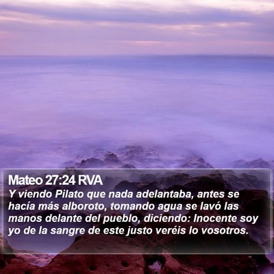 Mateo 27:24 RVA Bible Verse Image