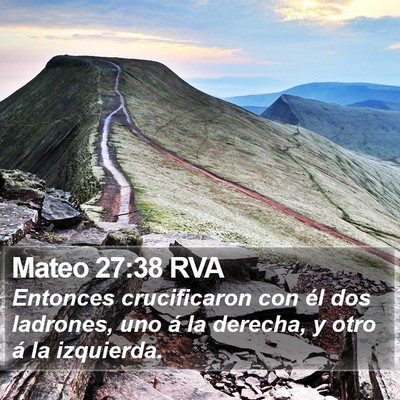 Mateo 27:38 RVA Bible Verse Image