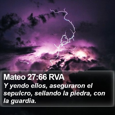 Mateo 27:66 RVA Bible Verse Image