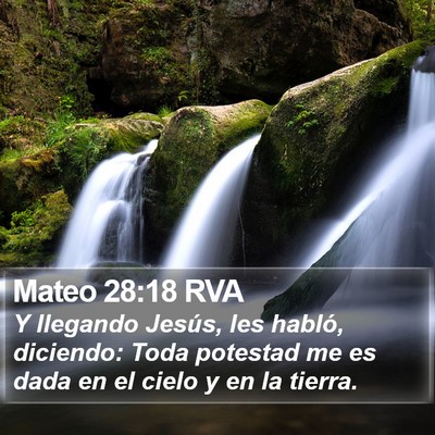 Mateo 28:18 RVA Bible Verse Image