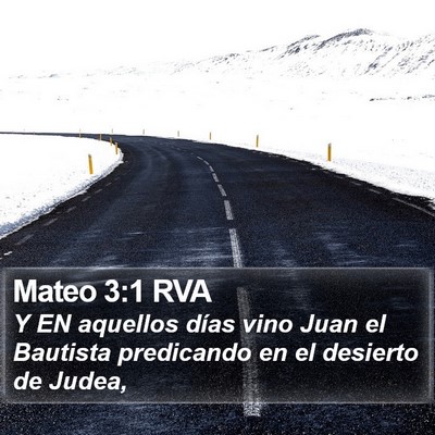 Mateo 3:1 RVA Bible Verse Image