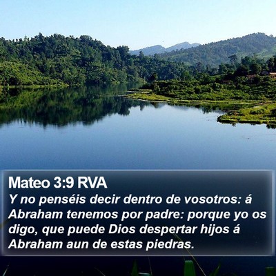 Mateo 3:9 RVA Bible Verse Image