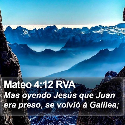 Mateo 4:12 RVA Bible Verse Image
