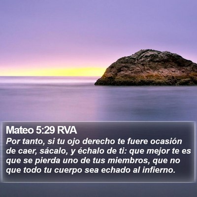 Mateo 5:29 RVA Bible Verse Image
