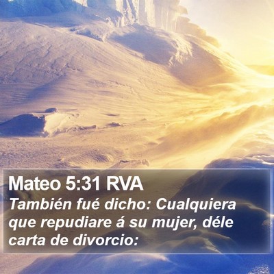 Mateo 5:31 RVA Bible Verse Image