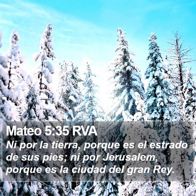 Mateo 5:35 RVA Bible Verse Image