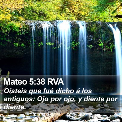 Mateo 5:38 RVA Bible Verse Image