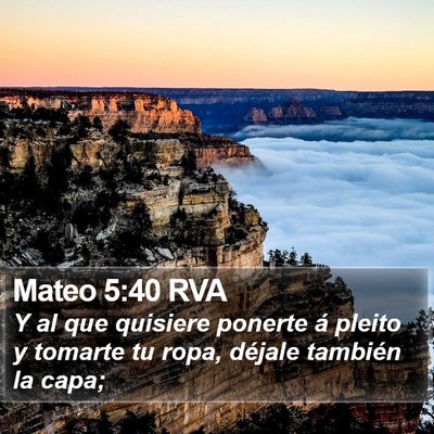 Mateo 5:40 RVA Bible Verse Image