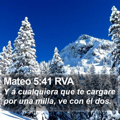 Mateo 5:41 RVA Bible Verse Image