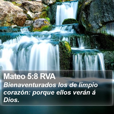 Mateo 5:8 RVA Bible Verse Image