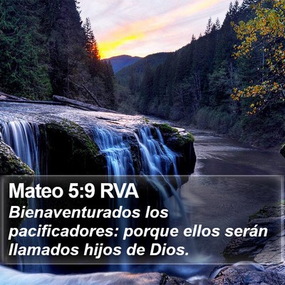 Mateo 5:9 RVA Bible Verse Image