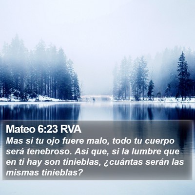 Mateo 6:23 RVA Bible Verse Image