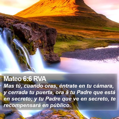 Mateo 6:6 RVA Bible Verse Image