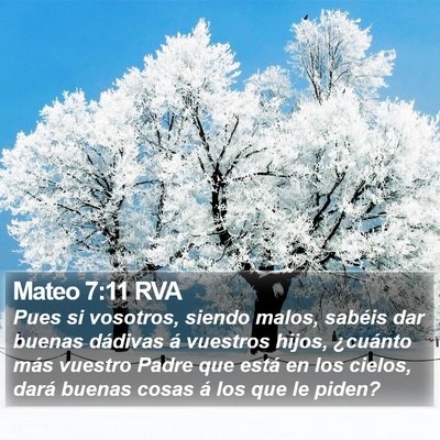 Mateo 7:11 RVA Bible Verse Image