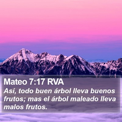Mateo 7:17 RVA Bible Verse Image