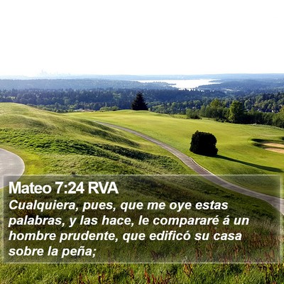 Mateo 7:24 RVA Bible Verse Image