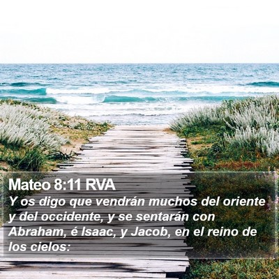 Mateo 8:11 RVA Bible Verse Image