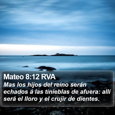 Mateo 8:12 RVA Bible Verse Image