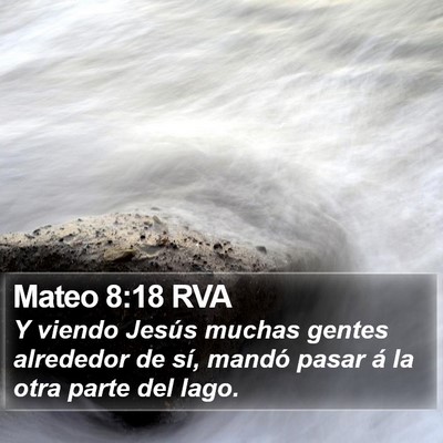 Mateo 8:18 RVA Bible Verse Image