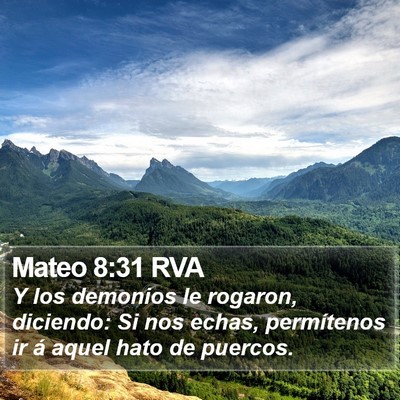 Mateo 8:31 RVA Bible Verse Image