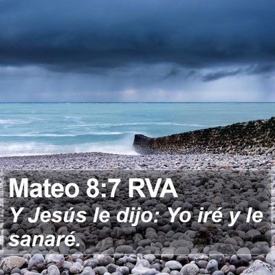 Mateo 8:7 RVA Bible Verse Image