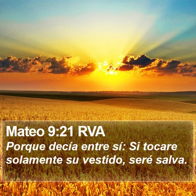Mateo 9:21 RVA Bible Verse Image