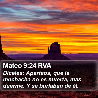 Mateo 9:24 RVA Bible Verse Image