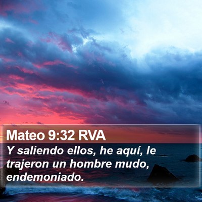 Mateo 9:32 RVA Bible Verse Image