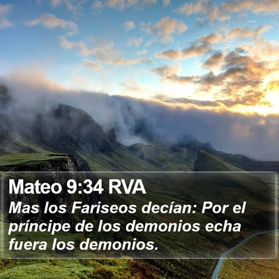 Mateo 9:34 RVA Bible Verse Image