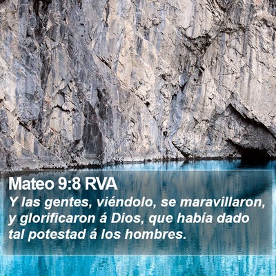 Mateo 9:8 RVA Bible Verse Image