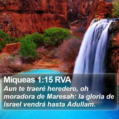 Miqueas 1:15 RVA Bible Verse Image