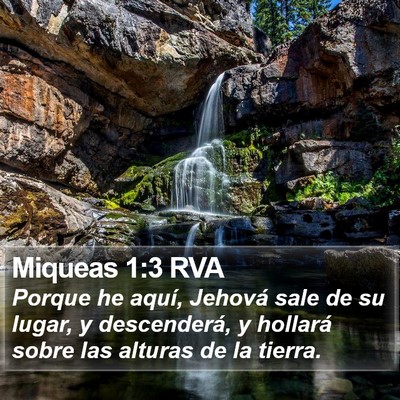 Miqueas 1:3 RVA Bible Verse Image