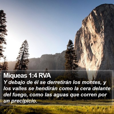 Miqueas 1:4 RVA Bible Verse Image