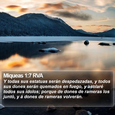 Miqueas 1:7 RVA Bible Verse Image