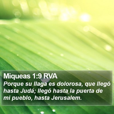 Miqueas 1:9 RVA Bible Verse Image