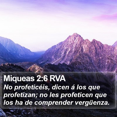 Miqueas 2:6 RVA Bible Verse Image