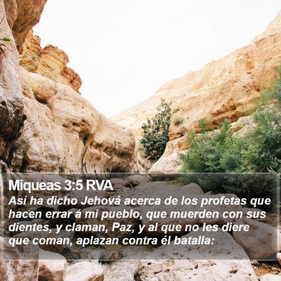 Miqueas 3:5 RVA Bible Verse Image