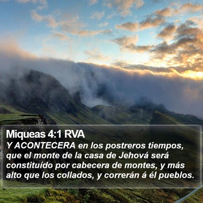 Miqueas 4:1 RVA Bible Verse Image