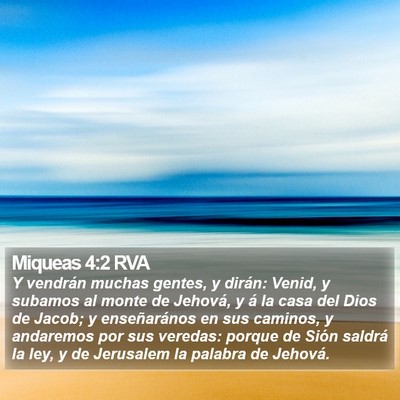Miqueas 4:2 RVA Bible Verse Image
